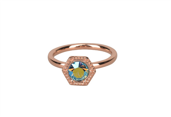 blue stone stainless ring