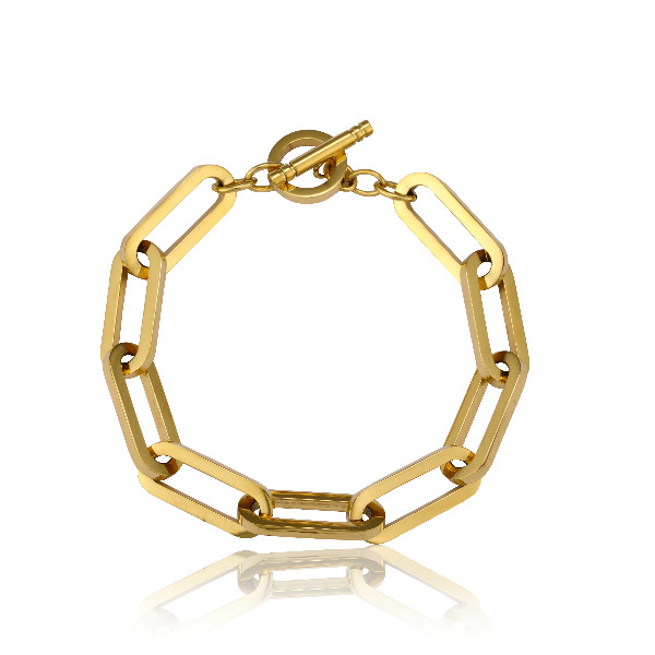 popular link stainless bracelet